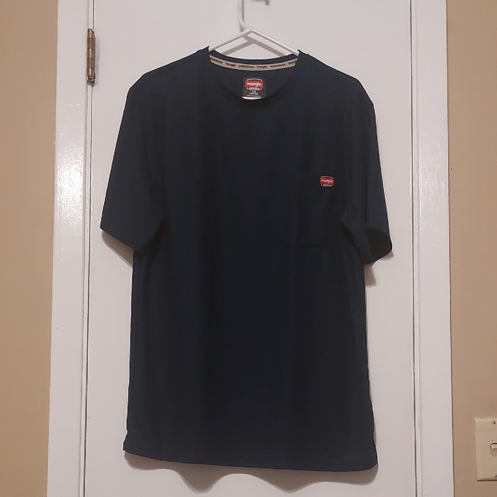 Wrangler Workwear Men's Navy Blue T-Shirt